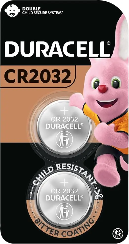 Duracell Lithium Battery Coin CR2032 3V 4 Pcs Blister Pack