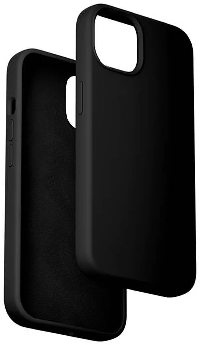 [KUFB0-20] VENTION Liquid Silicone Case for iPhone 15 Plus with MagSafe Black Model # KUFB0-20