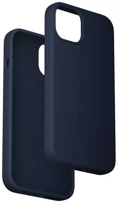VENTION Liquid Silicone Case for iPhone 15 Plus with MagSafe Midnight Blue Model # KUFL0-20