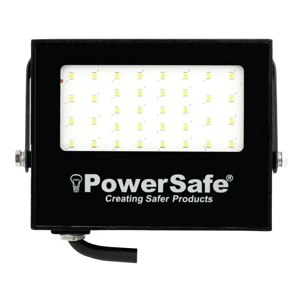 [PSLED FL50 DL] PowerSafe LED Floodlight 50W Daylight, 5000 Lumen, 6500K, 85% Energy Saving, 25,000 Hours Lifespan, with Surge Protection, ESMA Approved