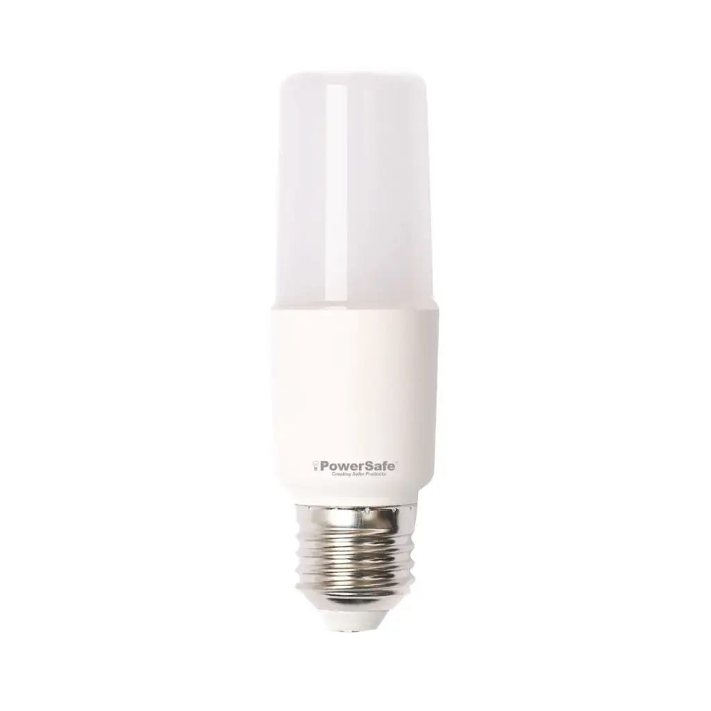 [PSLEDB SL09 DL] PowerSafe LED Stick Bulb 9W Daylight E27, 810 Lumen, 6500K, 85% Energy Saving, 15,000 Hours Lifespan, with Surge Protection, ESMA Approved