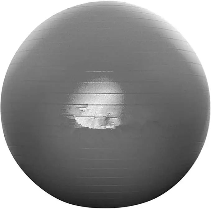 [Aerobic Ball - Grey] 65cm Exercise Fitness Aerobic Ball for GYM Yoga Pilates Pregnancy Birthing Swiss Grey