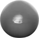 65cm Exercise Fitness Aerobic Ball for GYM Yoga Pilates Pregnancy Birthing Swiss Grey