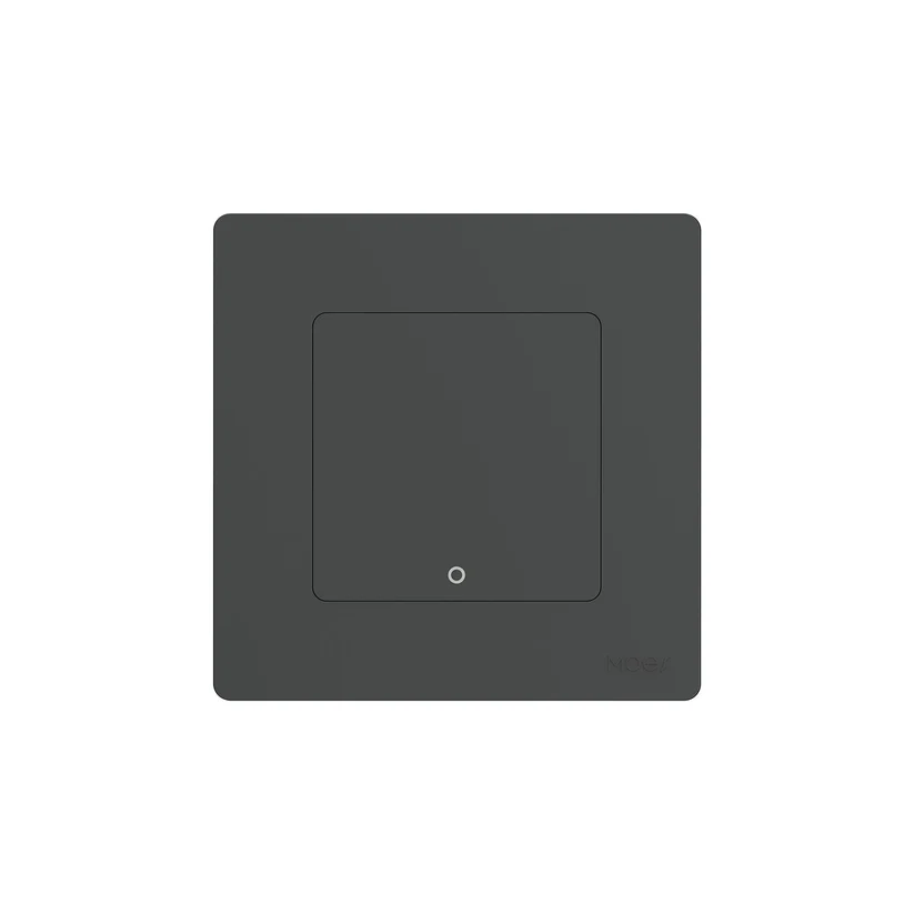 MOES switch Push Ring Zigbee 1 gang Grey