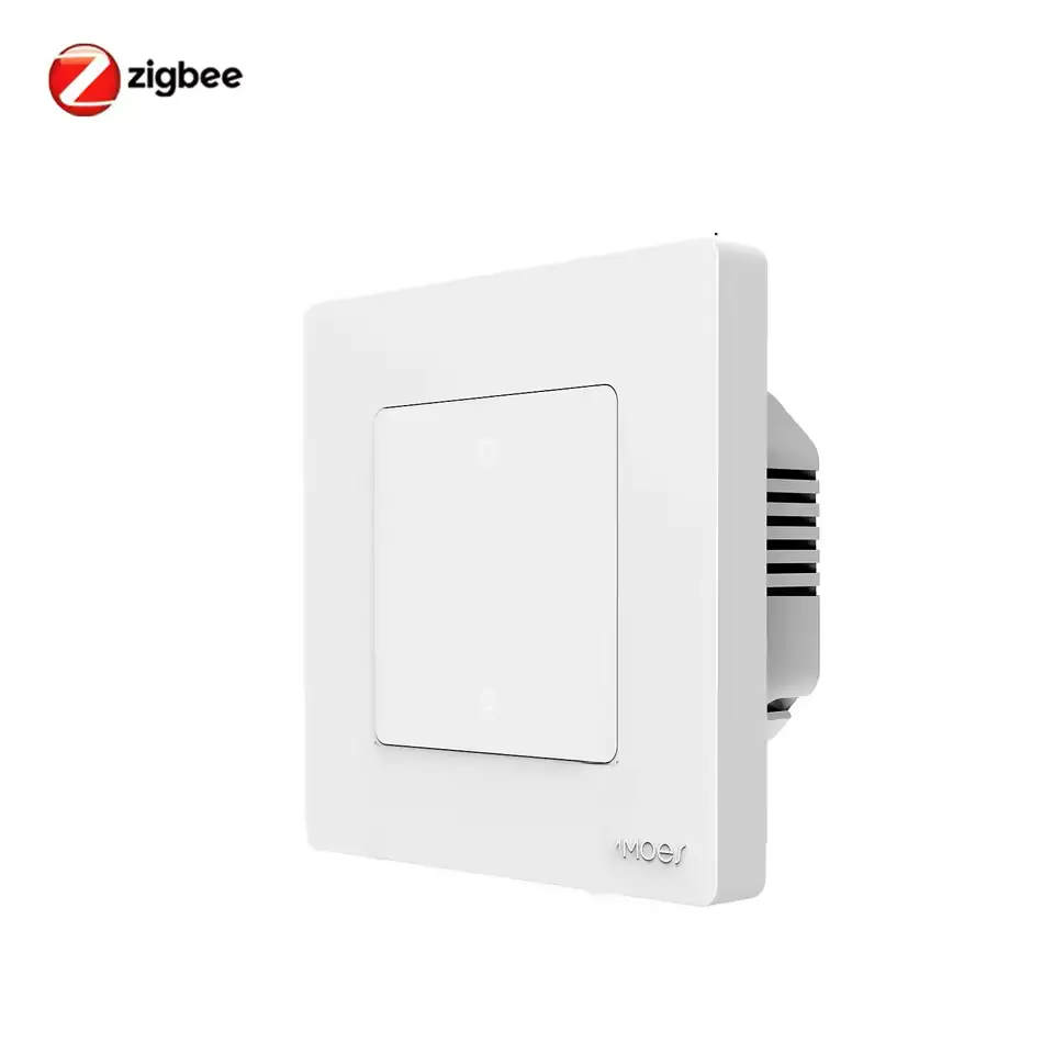 MOES DImmers Push Ring Zigbee 1 gang white