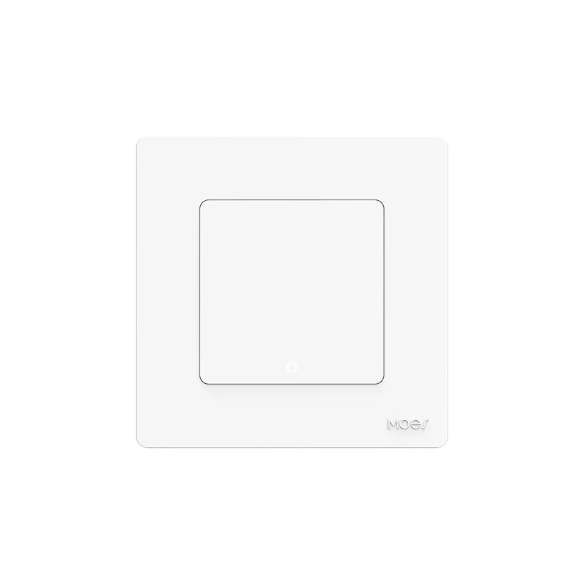MOES Scene Switch Push Ring Zigbee 1 gang white