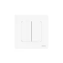 MOES Scene Switch Push Ring Zigbee 2 gang white