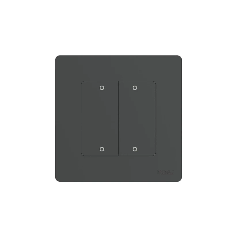 MOES Scene Switch Push Ring Zigbee 4 gang Grey