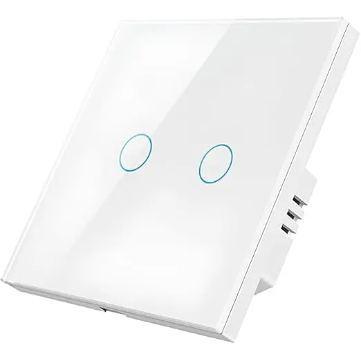 Switch Touch Zigbee 2 gang White
