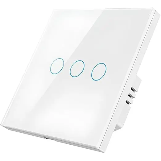Switch Touch Zigbee 3 gang White