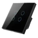 Tuya Switch Touch Wifi 4 gang Black