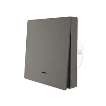 Smart Life Switch Push Piano zigbee 1 gang Black