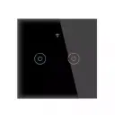 Scence Switch Touch Zigbee 2 gang Black