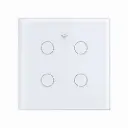 Scene Switch Touch Zigbee 4 gang White