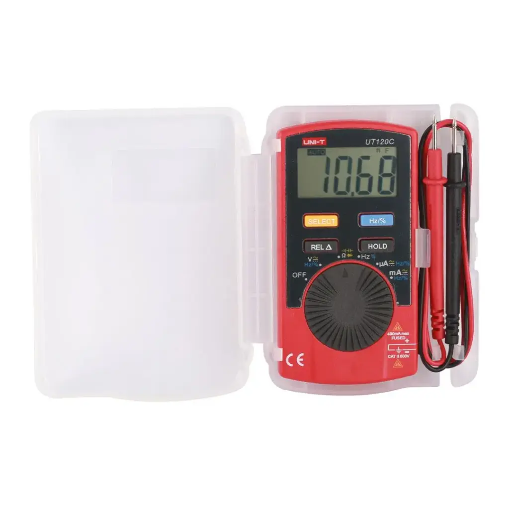 Uni T Pocket Size Dmm With  AC/DC Current Capacitance  Resistance and HZ