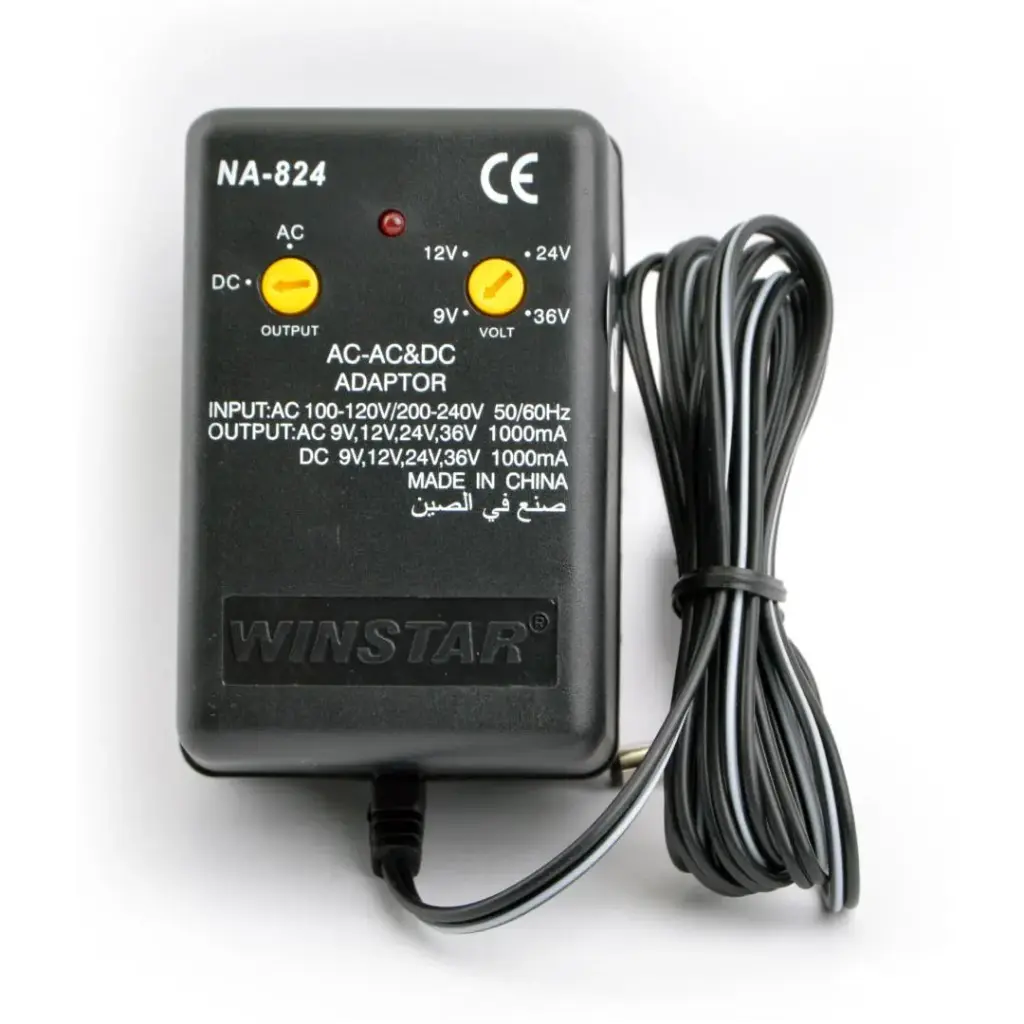 Terminator Ac/Dc Power Supply  Out Put Ac 9,12,24,36V & Dc  9,12,24,36,1000Ma