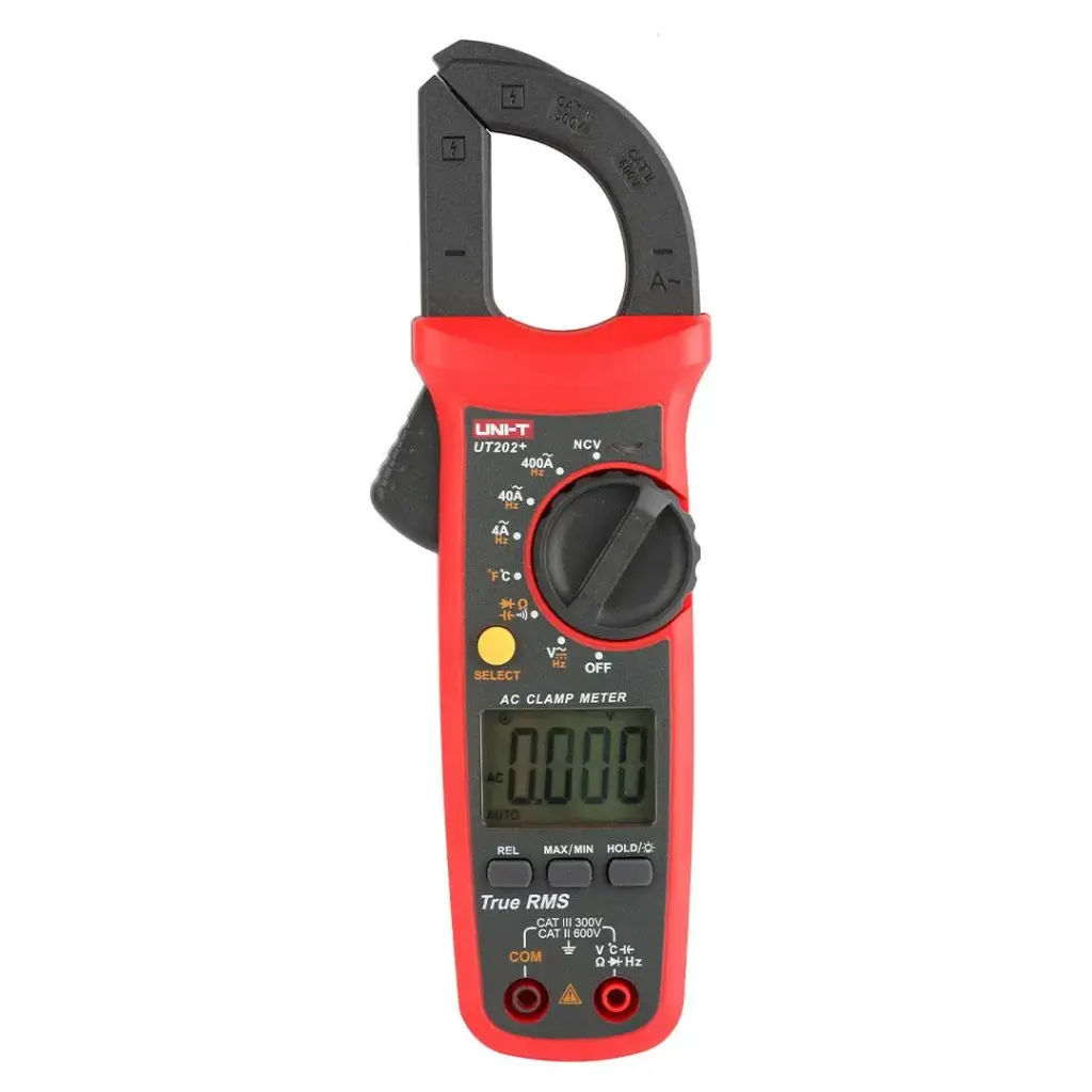 [UT 202+] Uni T Clamp Meter Digital 2000  Count With 1000oC Temp AC  Only 400A is Upgraded version  of UT 202