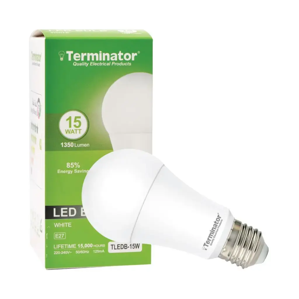 [TLEDB-15W] Terminator LED Bulb 15W Day  Light E27 Esma Approved