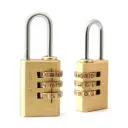  Terminator Brass Combination  Pad Lock (20mm) 