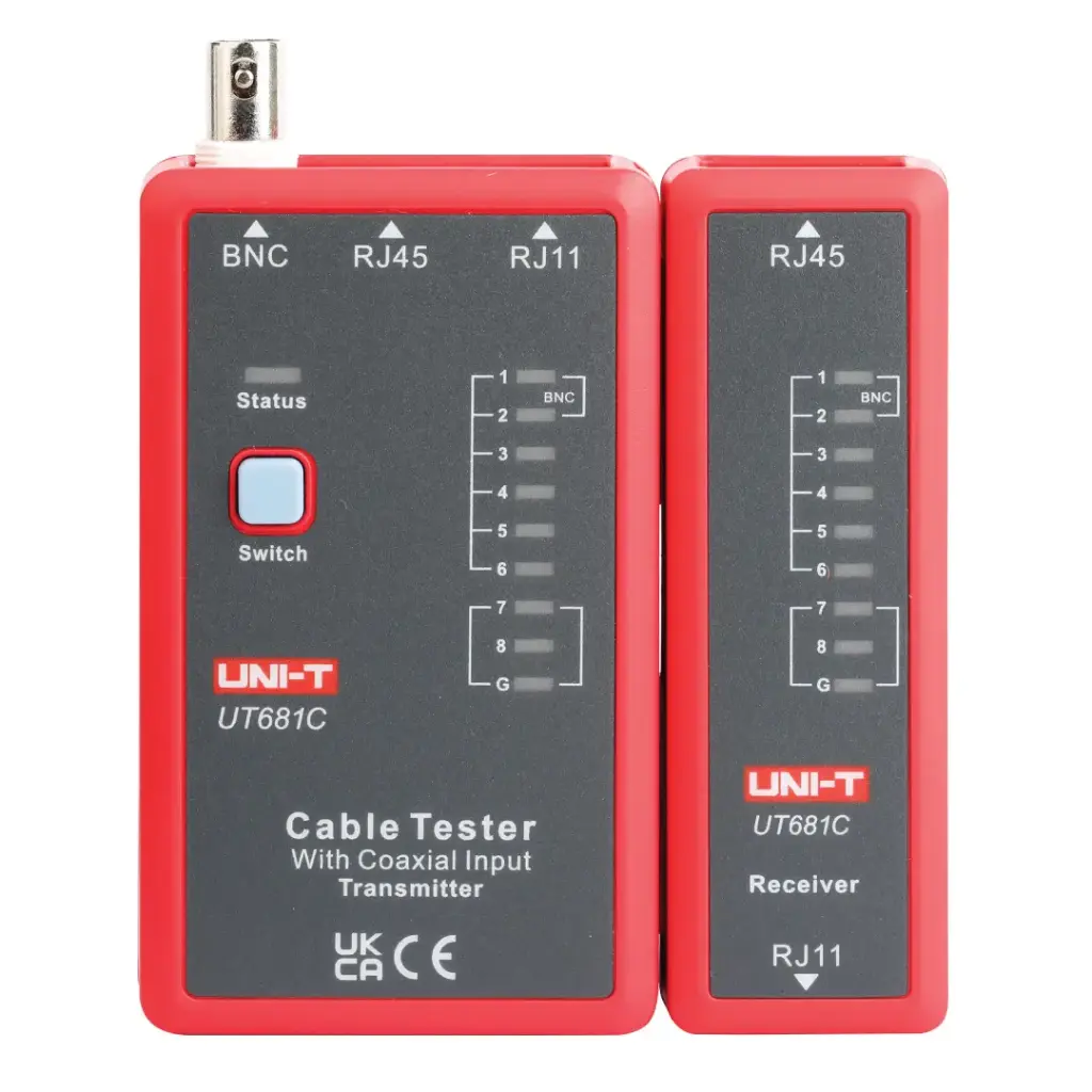 Uni T Wire Tester RJ 45/RJ  11/BNC
