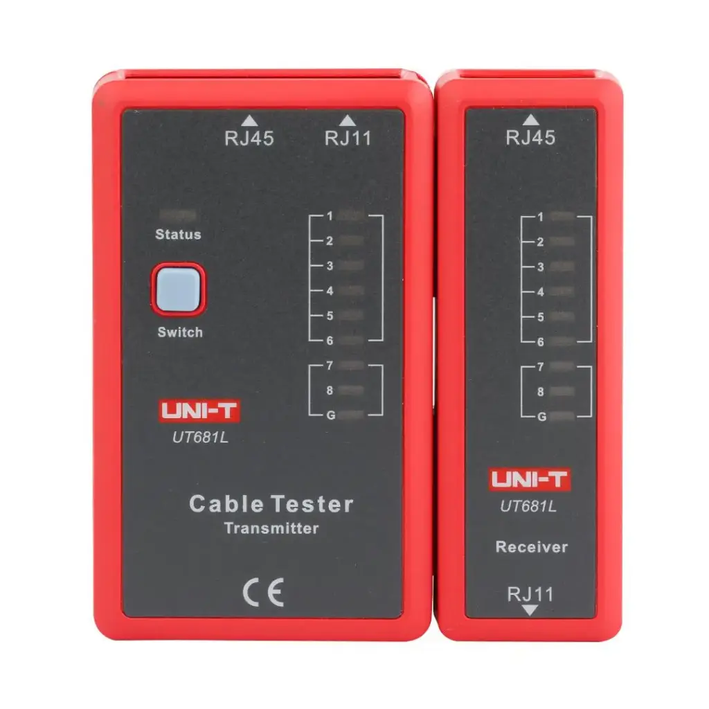 [UT 681L] Uni T RJ 45/RJ 11 Tester.