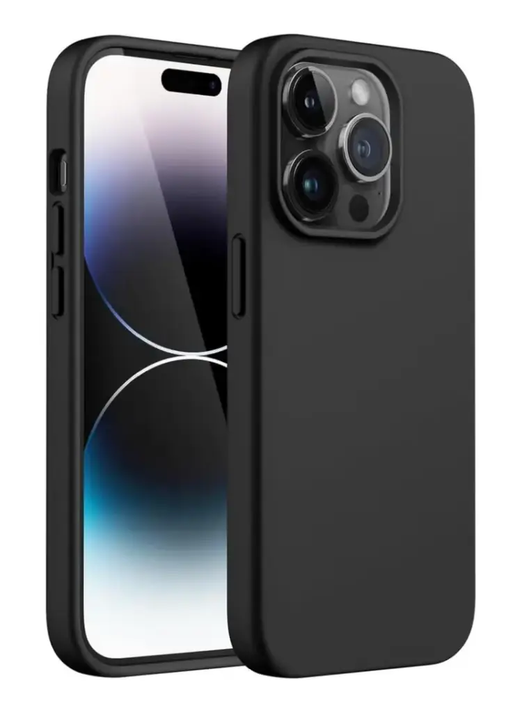 VENTION Liquid Silicone Case for iPhone 15 Pro with MagSafe Black