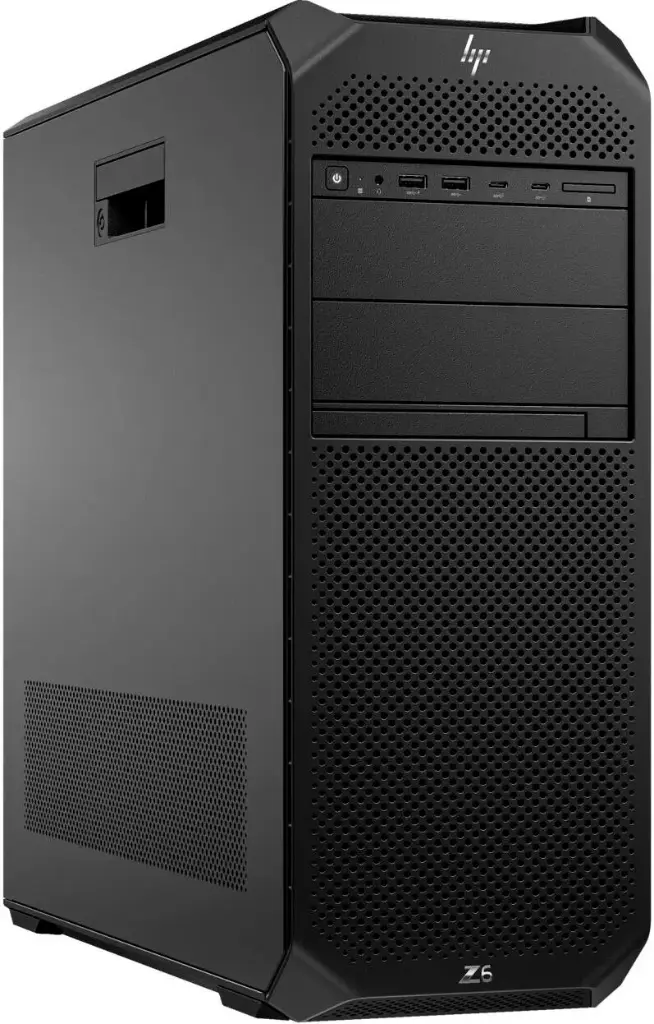 HP Z6 G5 Workstation Desktop PC Intel Xeon W5-3423 ,  32GB DDR5 4800 DIMM ,  1TB PCIe-4x4 2280 SED OPAL2 TLC M.2 SSD , HP USB 320K Keyboard + HP Wired 320M Mouse , 1450 W internal power supply , Microsoft Windows 11 Pro 