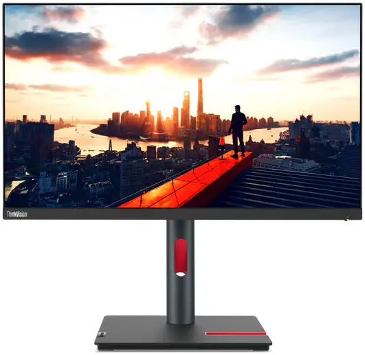 Lenovo P24h-30 24" QHD USB-C Hub Monitor – IPS, 2560x1440, 75W Power Delivery, ComfortView, Height Adjustable 