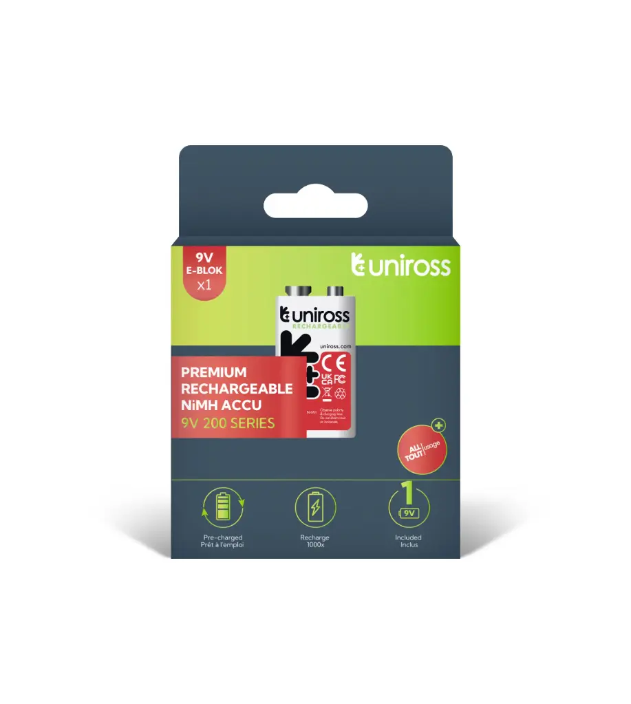 [U322088] Uniross Lithium USB-C D 1.5V - PK2