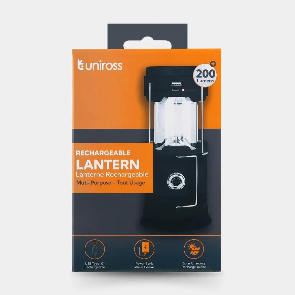 [ULSA05] Uniross Rechargeable Lantern 200LM