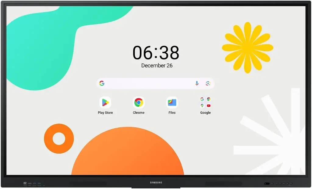 [LH75WAFWLGCXUE] Samsung 75" WAF Series Interactive Display, 4K UHD Resolution, IR Touch Screen, 8ms Response Time, 64GB Storage, Android 14 OS, Wi-Fi & Bluetooth Connectivity, Black, Middle East Version - LH75WAFWLGCXUE