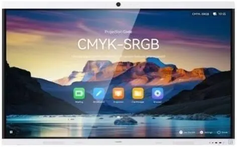 [IHB3-75SA] Huawei IdeaHub B3 Intelligent Collaboration Display, 75" 4K UHD Resolution, Infrared Touch Screen, Smart Meeting & Whiteboard, Wireless Projection, Wi-Fi 6 & Bluetooth Connectivity, Built-in Camera & AI Features, Jade White, Middle East Version - IHB3-75SA