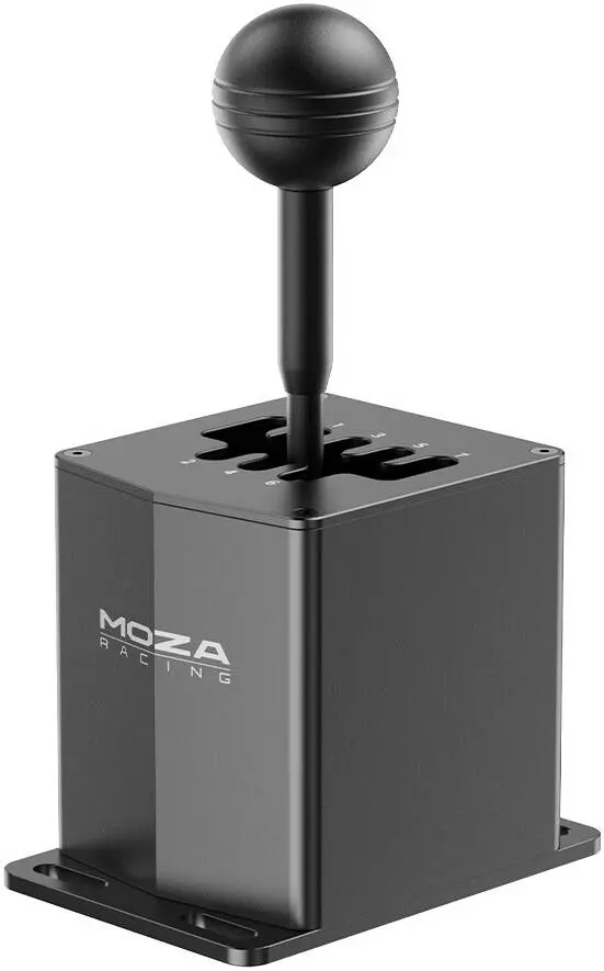 MOZA HGP H-Pattern Shifter – 7+1 Gear Sim Racing Shifter with Intelligent Downshift, 15-bit Angle Sensor, CNC Aluminum Build, PC & MOZA Base Compatible
