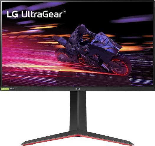 LG 27" UltraGear FHD IPS Gaming Monitor, 240Hz Refresh Rate & 1ms (GtG), NVIDIA G-SYNC Compatible, sRGB 99% (Typ.) & HDR10, HDMI / DisplayPort, Black | 27GP750-B