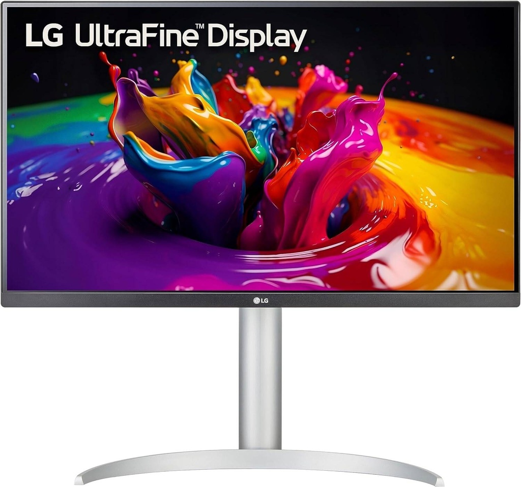 LG 27" UHD 4K IPS Monitor, 60Hz Refresh Rate & 5ms Response Time, AMD FreeSync, HDR10, HDMI / DisplayPort, White | 27UP550N-W