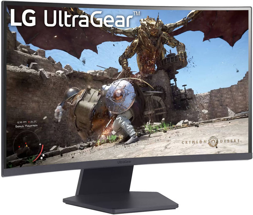 LG 27" UltraGear QHD IPS Gaming Monitor, 165Hz Refresh Rate & 1ms (GtG), AMD FreeSync Premium, sRGB 99% (Typ.) & HDR10, HDMI / DisplayPort, Black | 27GS60QC-B