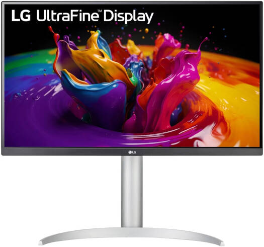 [27UP850K-W] LG 27 inch UltraFine Monitor, 4K UHD IPS Display, 60Hz Refresh Rate, 5ms (GTG) Response Time, Dynamic Action Sync, Black Stabilizer, Super Resolution+, USB Type-C, Silver 27UP850K-W