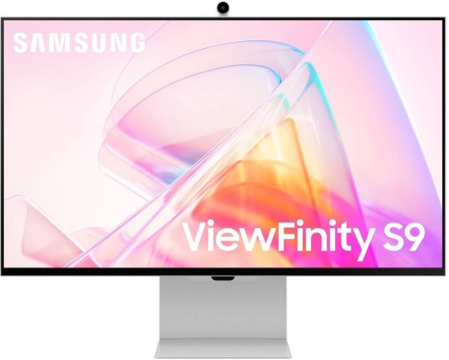 Samsung 27" ViewFinity S9 5K Monitor, 5120×2880 Resolution, 60Hz Refresh Rate, 5ms GTG Response Time, HDR Support, Thunderbolt 4, USB Hub, Tizen OS, Middle East Version - LS27C902PAMXUE