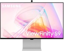 Samsung 27" ViewFinity S9 5K Monitor, 5120×2880 Resolution, 60Hz Refresh Rate, 5ms GTG Response Time, HDR Support, Thunderbolt 4, USB Hub, Tizen OS, Middle East Version - LS27C902PAMXUE
