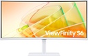 Samsung 34" ViewFinity S6 Ultra WQHD Monitor, 3440x1440 Resolution, 100Hz Refresh Rate, 1000R Curvature, VA Panel, USB-C Connectivity, Black | LS34C650TAMXUE