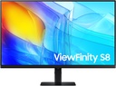 Samsung 32" ViewFinity S8 UHD Monitor, IPS Panel, 4K (3840x2160) Resolution, HDR10, 60Hz Refresh Rate, 5ms Response Time, HDMI / DisplayPort, Black | LS32D806EAMXUE