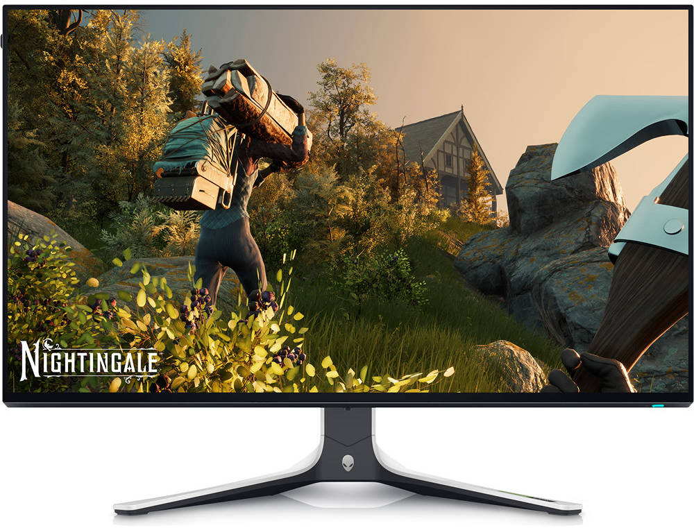 Dell Alienware 27" Gaming Monitor, Fast IPS Nano Color Panel, QHD (2560x1440) Resolution, 240Hz Refresh Rate (Overclockable to 280Hz), 1ms Response Time, AMD FreeSync Premium Pro & NVIDIA G-SYNC Compatible, sRGB 100%, DisplayPort / HDMI, Height / Tilt / Swivel / Pivot Adjustable Stand, Lunar Light | AW2723DF