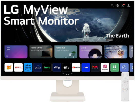 [27U511SA] LG 27 inch Smart Wireless Monitor, FHD IPS Display, 100Hz Refresh Rate, 5ms Response Time, HDR 10, Smart Energy Saving, Flicker Safe, Reader Mode, Wi-Fi, Bluetooth, 27U511SA-W