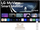 LG 27 inch Smart Wireless Monitor, FHD IPS Display, 100Hz Refresh Rate, 5ms Response Time, HDR 10, Smart Energy Saving, Flicker Safe, Reader Mode, Wi-Fi, Bluetooth, 27U511SA-W