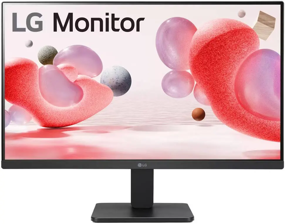 LG 24MR400 23.8-Inch Full HD IPS Monitor with 100Hz Refresh Rate, 5ms Response Time, AMD FreeSync, Dynamic Action Sync, Black Stabilizer, Crosshair, Reader Mode, Flicker Safe, HDMI, VGA, VESA Mount, 3-Side Borderless Design