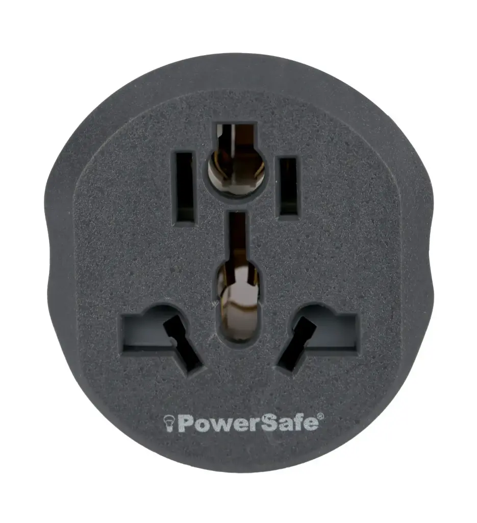 PowerSafe PSTA 25 Schuko to Universal Travel Adapter