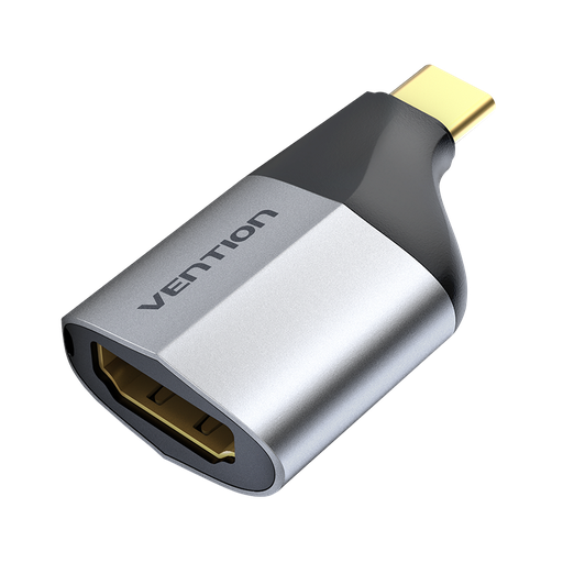 [TCAH0] VENTION Type C Male to HDMI Female Adapter Gray Aluminum Alloy Type Model # TCAH0