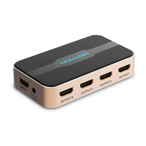 [ACCG0] VENTION 1 In 4 Out HDMI Splitter Black Model #   ACCG0