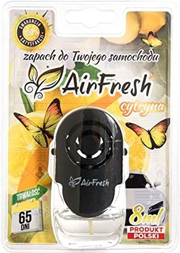 [AF-Vent-Vanilla] Airfresh Car Fresheners Vent Tabs 8ml Made in Poland (Vanilla)