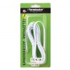 [TTC 4C-3M/USA] US Type Telephone Extension Cord 3 Meter White- RJ-11 Male Plug with 4 Core Telephone Cable - Terminator